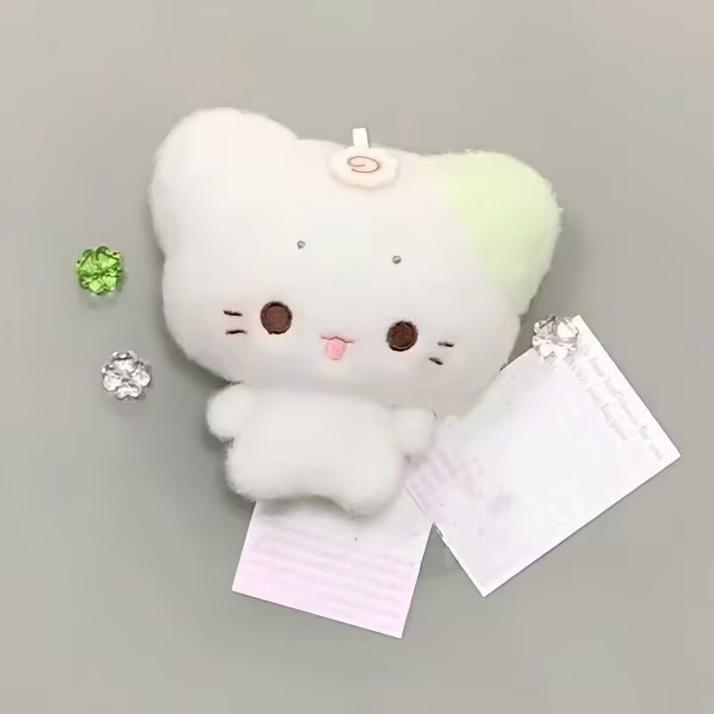 可爱鱼饼小猫幸运小兔毛绒公仔软乎乎玩偶挂件女生礼物棉花娃娃|undefined
