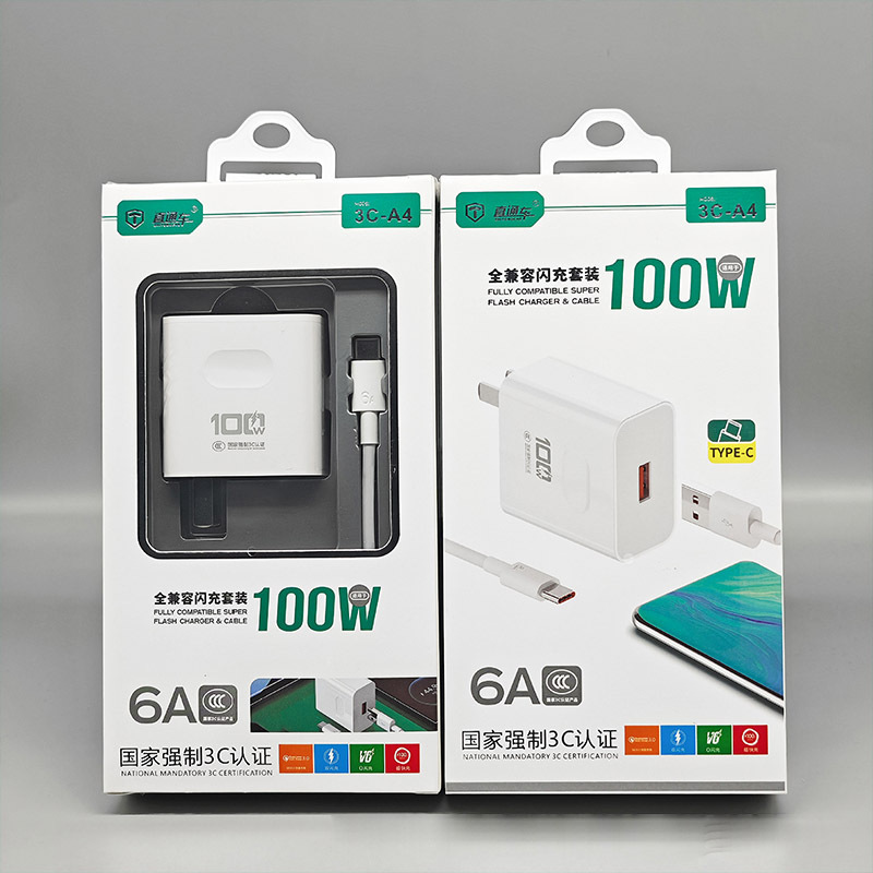 Direct Express 100W Flash Charging Charger Suitable for Oppo Apple Huawei Honor Xiaomi Fully Compatible Charger