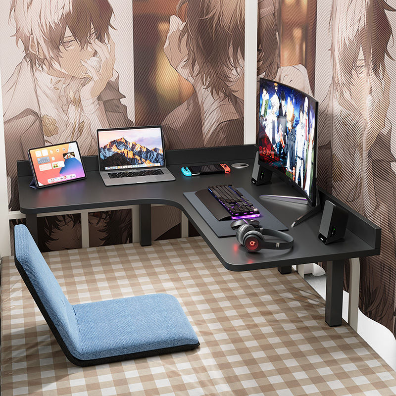 Corner Computer Desk for Bed, Desktop Table for Dormitory, Bunk Bed, Lazy Gaming Desk, Student Corner Study Desk Corner Computer Desk for Bed, Desktop Table for Dormitory, Bunk Bed, Lazy Gaming Desk, Student Corner Study Desk