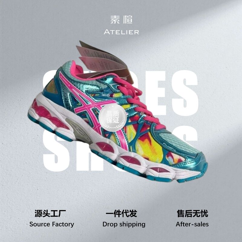 Cross-Border Putian Shoes Asics Gel-Nimbus 16 Sports Shoes Outdoor Sports Mesh Summer Breathable Shoes