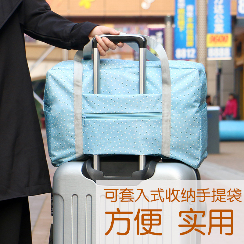 High-capacity Travelling bag Foldable luggage Expectant package Storage bag Portable portable Simplicity Short Trolley bag