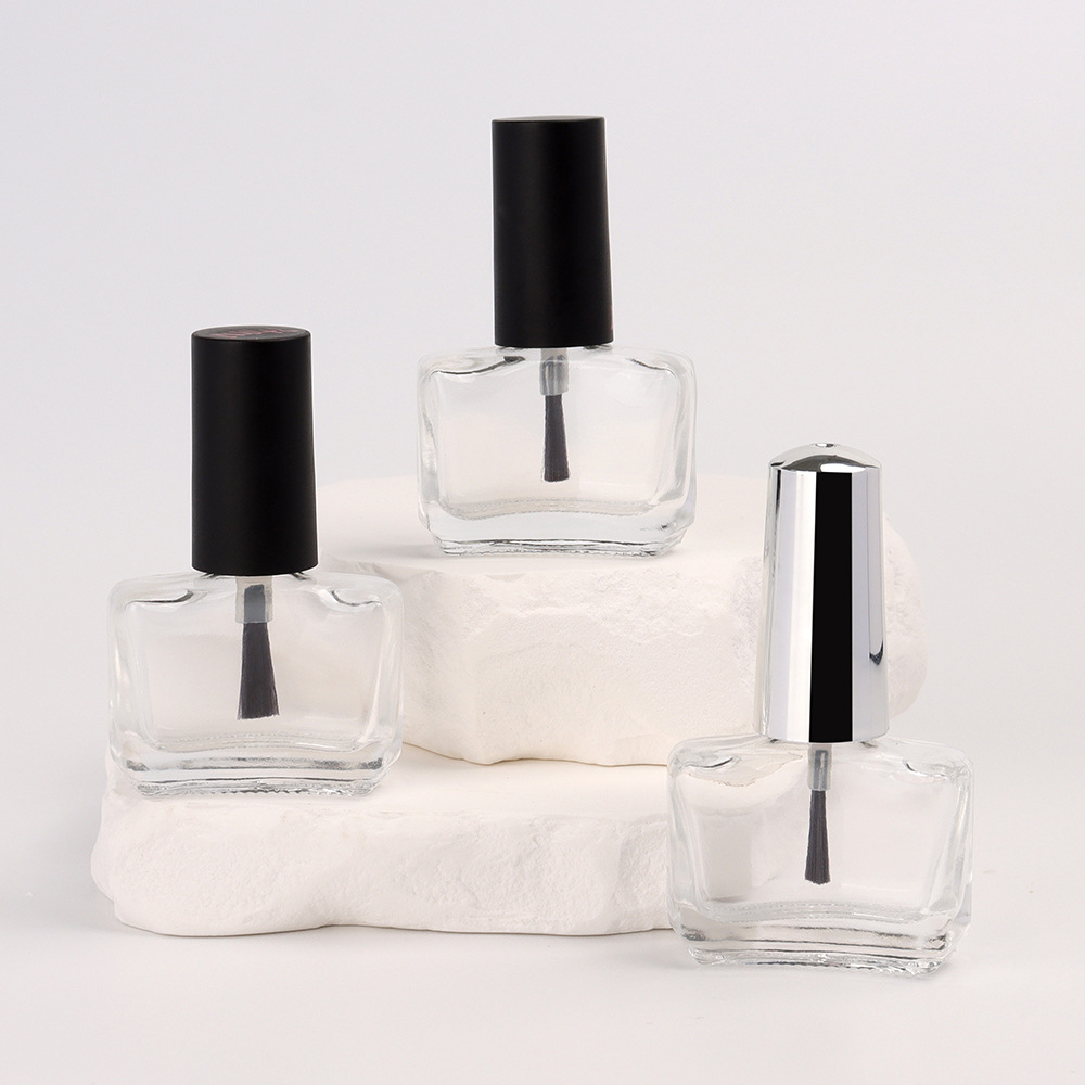 韩版时尚创意指甲油玻璃空瓶10ML甲油胶空瓶可喷涂颜色丝印LOGO