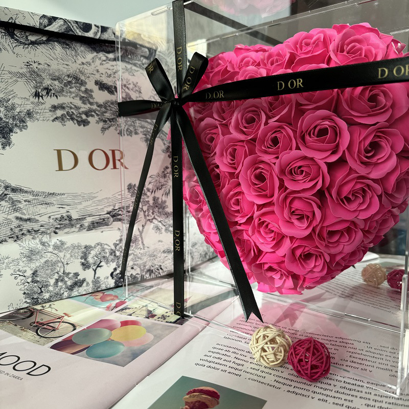 30*30cm 바비 파우더 [완제품] [선물가방] 열어서 돈을 넣을 수 있습니다