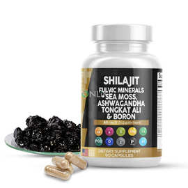 现货  喜来芝胶囊跨境专供 Shilajit Capsules 海藻胶囊 源头工厂