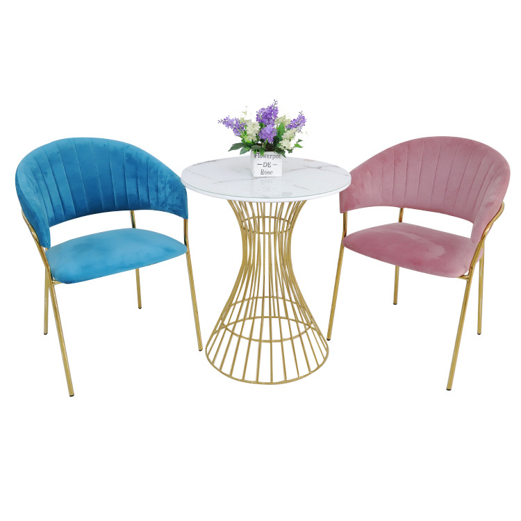Silla de comedor personalizada, silla de reposabrazos simple, silla de respaldo de alta gama de lujo ligero italiano, silla de mesa de comedor
