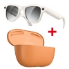 Beige glasses, brown lens charging