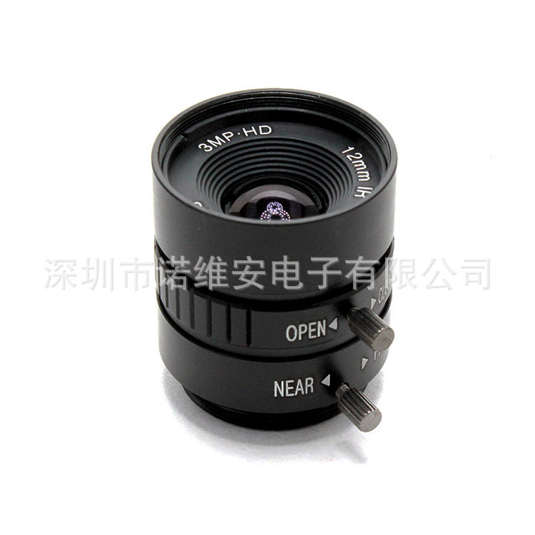 자동 이미지 분석을위한 12MM 고정 초점 CS 산업용 카메라 렌즈 1/2