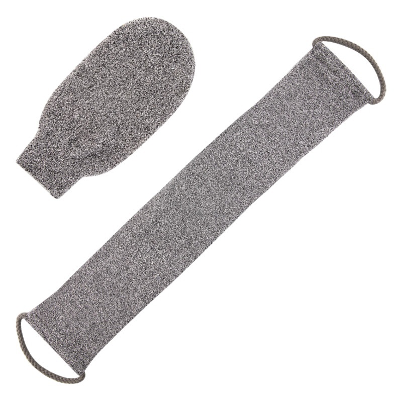 Toalla de baño gris toalla de baño de fibra de bambú tira de baño para mujer