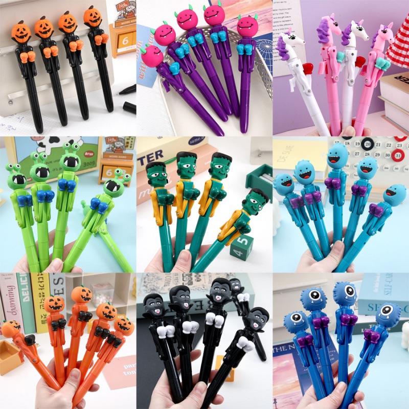 Bolígrafo de boxeo de modelado creativo transfronterizo, bolígrafo de descompresión complicado, estudiante de escuela primaria, juguete educativo, bolígrafo de agua, notas de estudiante, papelería