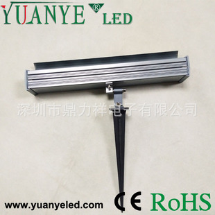 DC24V plug-in flood light 12W cast light strip wall washing light waterproof IP68 highlight 3030 light source RGBW
