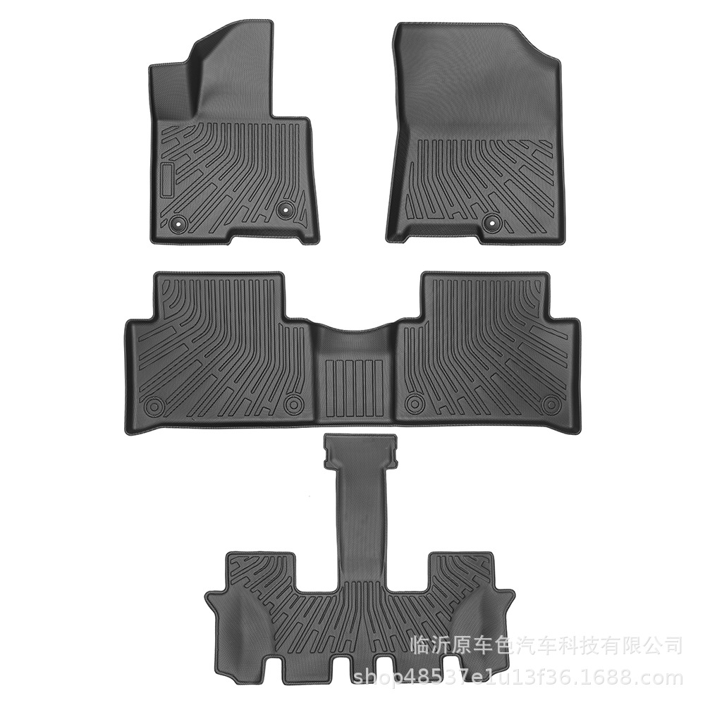 Para KLA Sorento Hybrid 2021-2025 TPE almohadilla de pie 3D para todo clima