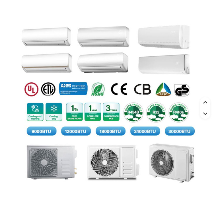 Factory Direct Sales Environmentally Friendly 1P 1.5P 2P 3P 5P Air Conditioner 1.5 Tons, Split Type Factory Direct Sales Environmentally Friendly 1P 1.5P 2P 3P 5P Air Conditioner 1.5 Tons, Split Type