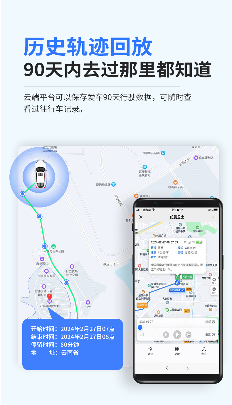 Newman Car Gps Locator 4g Real-Time Tracking Anti-Theft Remote Oil and Electricity Cut-Off Beidou Gps Locator Wiring Model