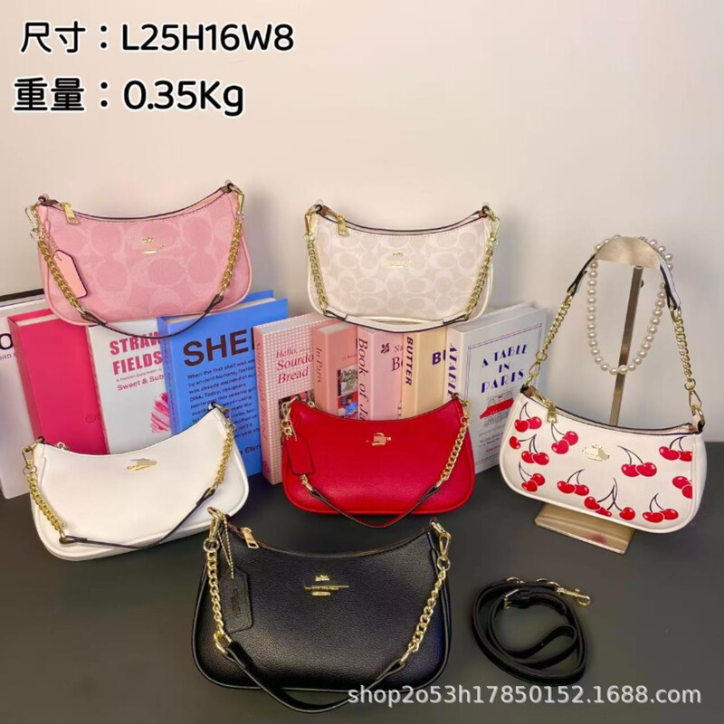 Koujia's New Teri24 Armpit Bag Classic Printed Mahjong Bag Work Clothing Versatile Crossbody Crescent Women's Bag Bags Koujia's New Teri24 Armpit Bag Classic Printed Mahjong Bag Work Clothing Versatile Crossbody Crescent Women's Bag Bags