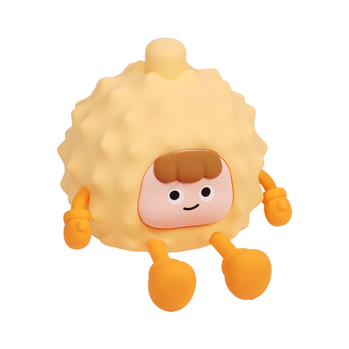 Durian Silicone Night Light Rechargeable Dimmable Bedroom Desktop Soft Light Timed Sleeping Atmosphere Decoration Gift