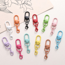 合金彩色烤漆龙虾扣钥匙扣环手工DIY自制包包挂钩手机链钩扣配件