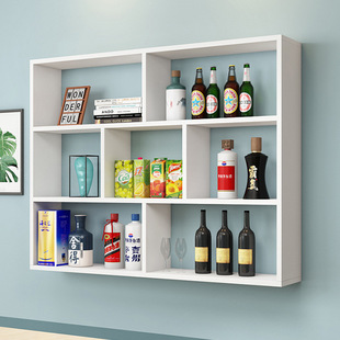 Wall Storage Rack Wall-Mounted Wall Storage Cabinet Kitchen Storage Wall Cabinet Wall Cabinet Wall-Mounted Bookshelf Balcony Shelf