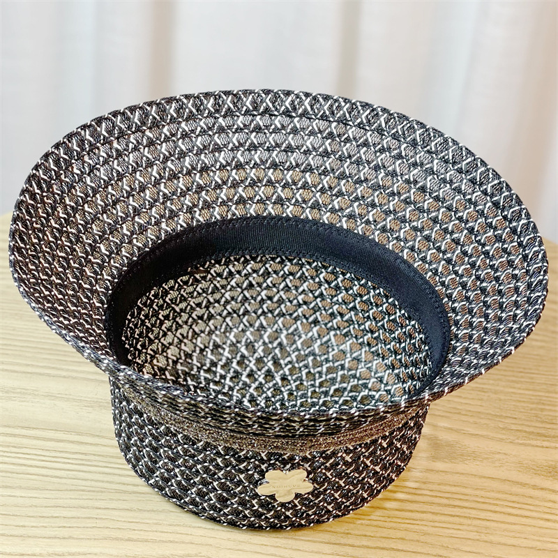 Neuer Wasser-Diamant-Buchstabe-Wassereimer-Fischerhut Strohhut Frühlings- und Sommerausflüge für Kinder Sonnenschirm Japanisches Netz Rot Schwarz Topfhut Flut_voghion.com