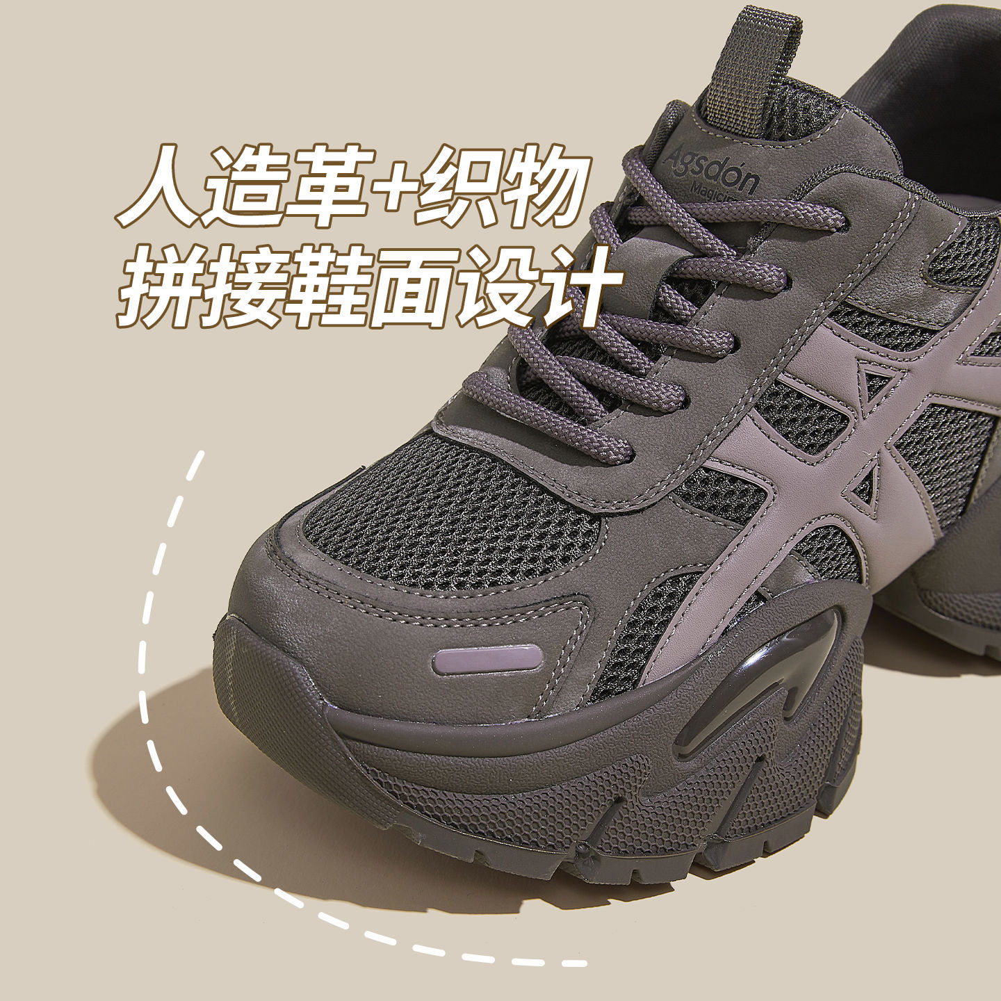 Zapatos de invierno 2025 nuevos zapatos casuales ligeros y zapatos deportivos de lana