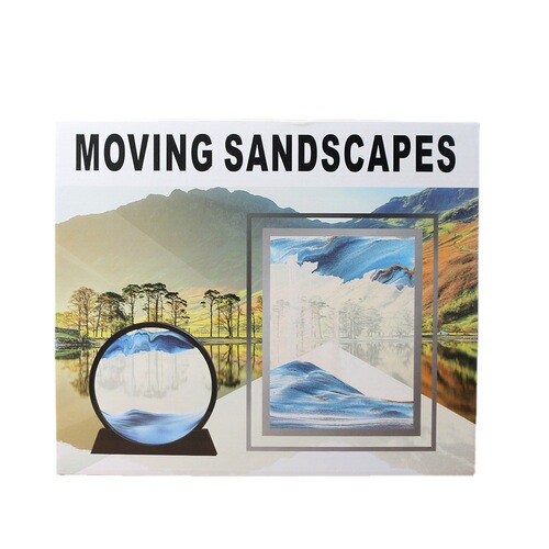 Creative round 3 DIY glass quicksand painting material package landscape hourglass ornaments decorative painting experience event gifts