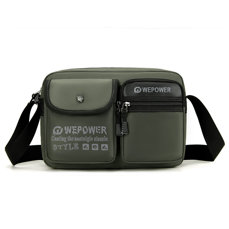 WEPOWER nueva moda multi-bolso de hombro casual bolso de bolsillo multi-bolso de viaje de viaje de viaje ultra ligero bolso de tramo inclinado