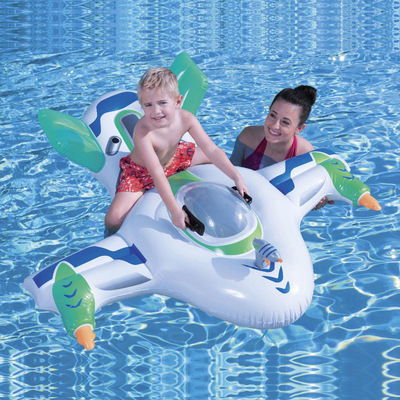 children Water spray Fighter inflation Mounts baby Spaceship Aquatic Float air cushion Swimming ring Infants Floating Bed