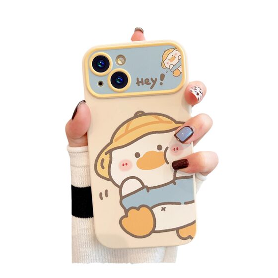 Red Rice K80PRO Mobile Phone Case Soft Silicone Suitable for K70 Protective Case K60 Extreme Version Vacant Green Girl Large Window