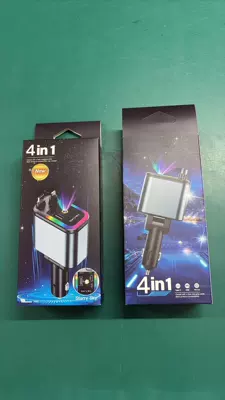 Car mp3: Mobile Phone Charger Fast Charging - 037-super-fast-charge-4-in-1