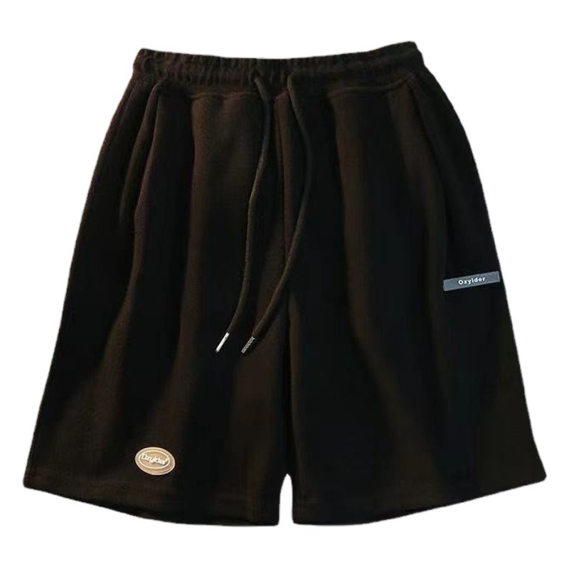 Pantalones Cortos Deportivos para Mujer de Poliéster con Cintura Elástica para Deporte y Uso Casual image 1