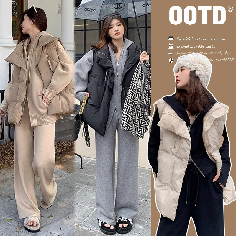 2024 беременная мама осенью и зимой мягкая кожа молния