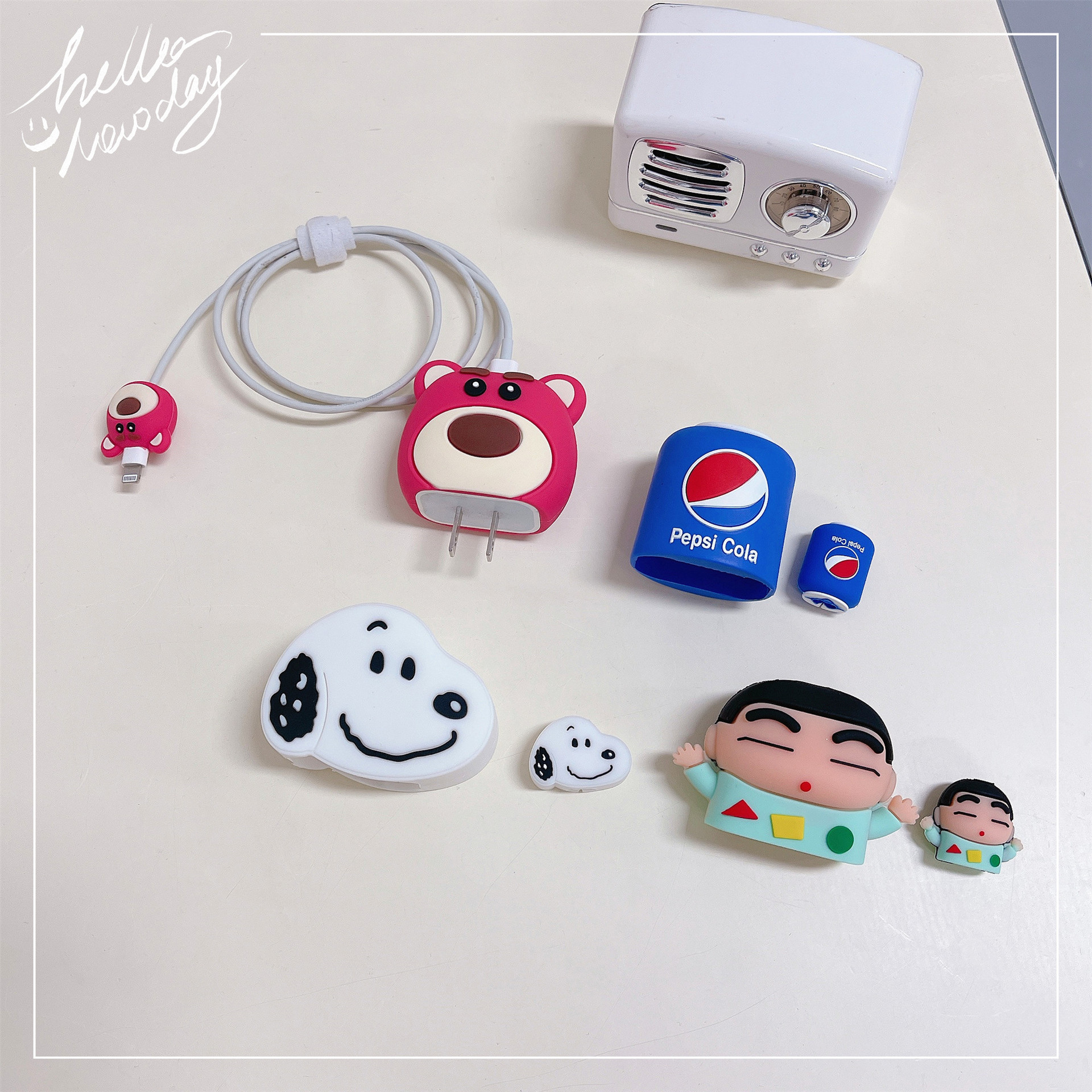 Creative cartoon protective case charging