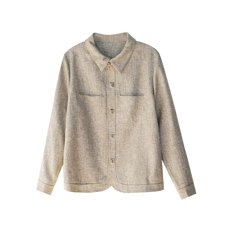 Осенняя куртка, элегантный кардиган, с длинным рукавом, приталенный