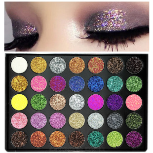 35JC eye shadow 35 color pearlescent matte eye shadow plate glitter eye shadow box European and American in stock wholesale