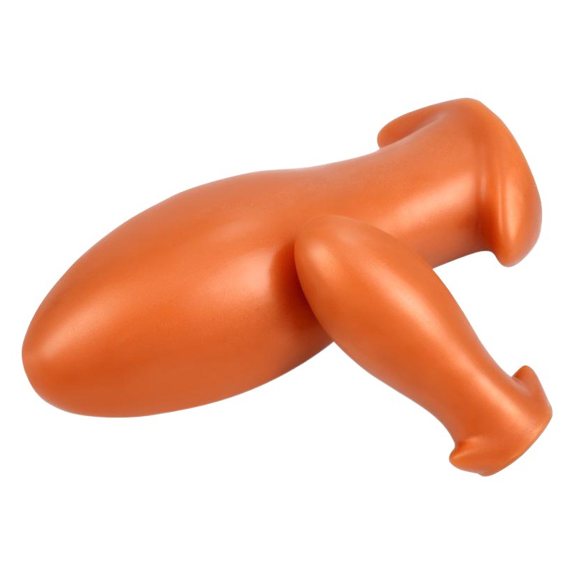 Cruz-frontera líquido de silicona dragón huevo anal enchufe femenino boxeo suave juguetes sexuales adultos masturbación dispositivo espalda corte juguetes sexuales