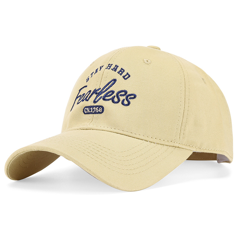 2024 nueva letra bordada sombrero de béisbol para hombres y mujeres profundizar el borde ancho para mostrar la cara pequeña sombrero de sombra de primavera y verano