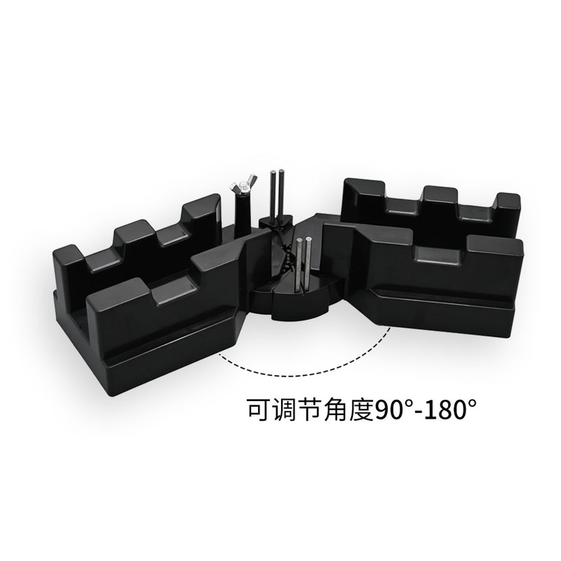 ベベルおよびマイターボックス 2 in 1 機能的なベベルおよびマイター ボックスは、スケール付きの精密なベベル切断に使用されます。|undefined