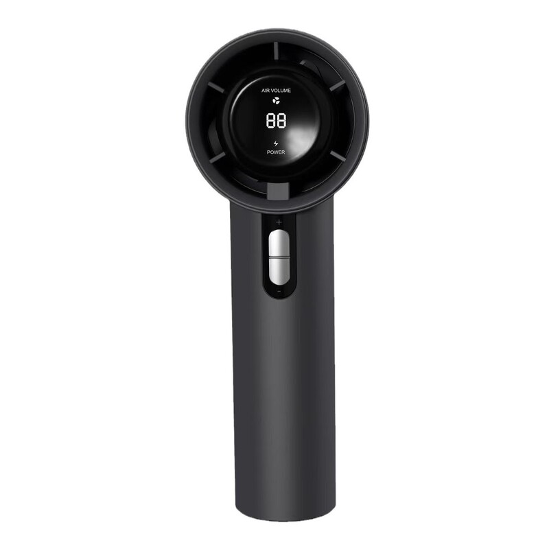 新型デジタル表示高速ファンUSB充電携帯手持ち100速風力暴風タービン手持ちファン|undefined