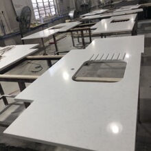 石英石定制台面厨房卫浴吧操作台成品橱柜岩板