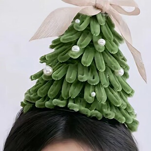 Twist bar diy Christmas tree hairband material bag handmade homemade hairband Christmas Eve gifts for friends