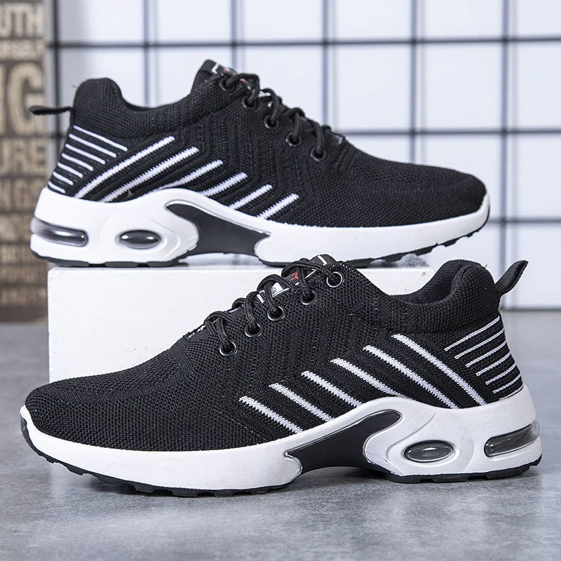 Мужская обувь, трехмерные тканые кроссовки, дышащая мягкая подошва, универсальная повседневная обувь для бега, модная обувь на воздушной подушке по индивидуальному заказу производителей