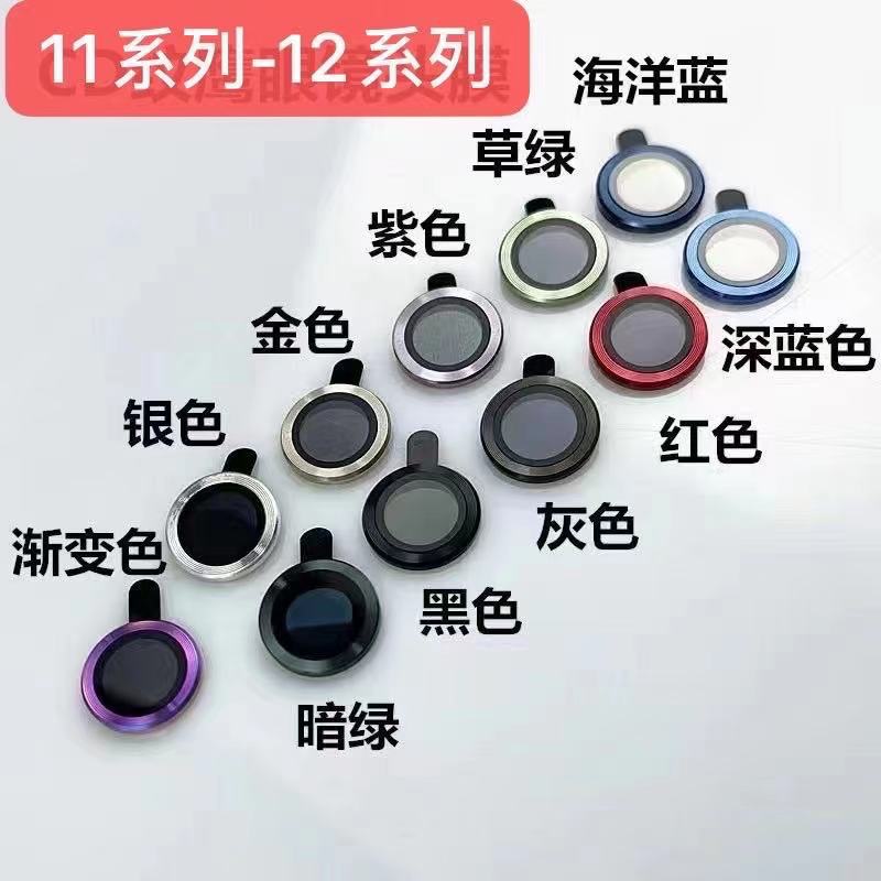 Adecuado para Apple 14/15PROMAX águila ojo lente película iphone12/13procd grano película protectora de metal