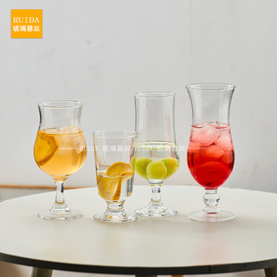 Simple Internet celebrity restaurant goblet fruit tea cup glass bubble water cup juice cold drink cup cocktail drink cup