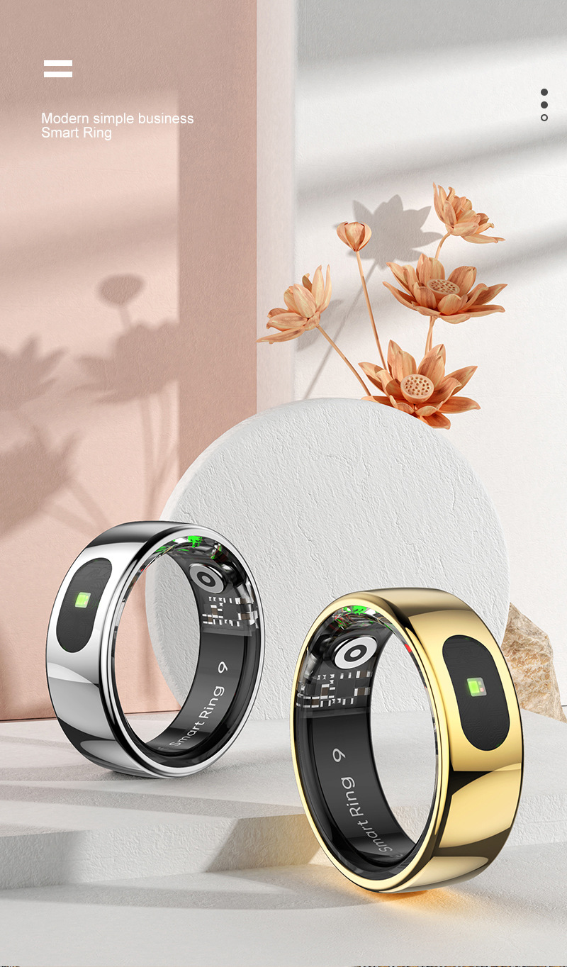 R08 Smart Ring – Gesundheits- und Schlaftracker mit Herzfrequenz-, Blutdruck-, SpO2-, Körpertemperatur- und emotionaler Wohlbefindensüberwachung_voghion.com