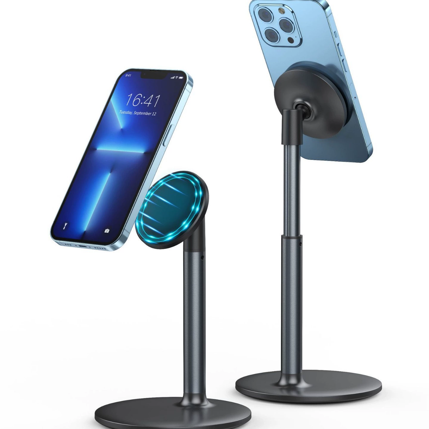 Amazon взрывной поворотный магнит magsafe Live настольный ленивый держатель для iPhone 15