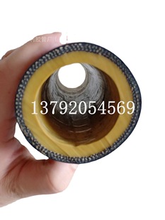 32 50 70mm red rubber wear-resistant rubber pipe spray pipe curtain thread woven high pressure sandblasting pipe