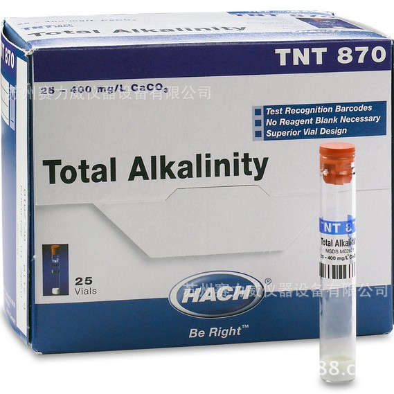 哈希总碱度试剂 TNT870 量程20~400mg/L分析试剂美国分析纯AR标准