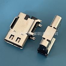 ����ʽUSB TypeC 24Pĸ�� 90���p���NƬ CH=5.1mm �_��4.16*6.75