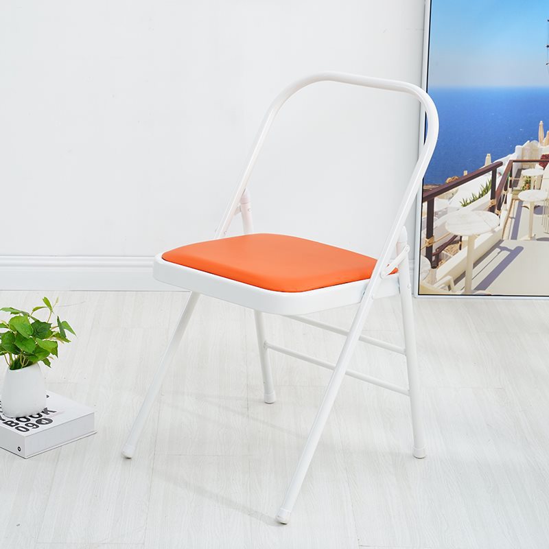 흰색 다리 주황색 요가 의자 22 튜브 1.2 두꺼운 이중 빔 전문 모델