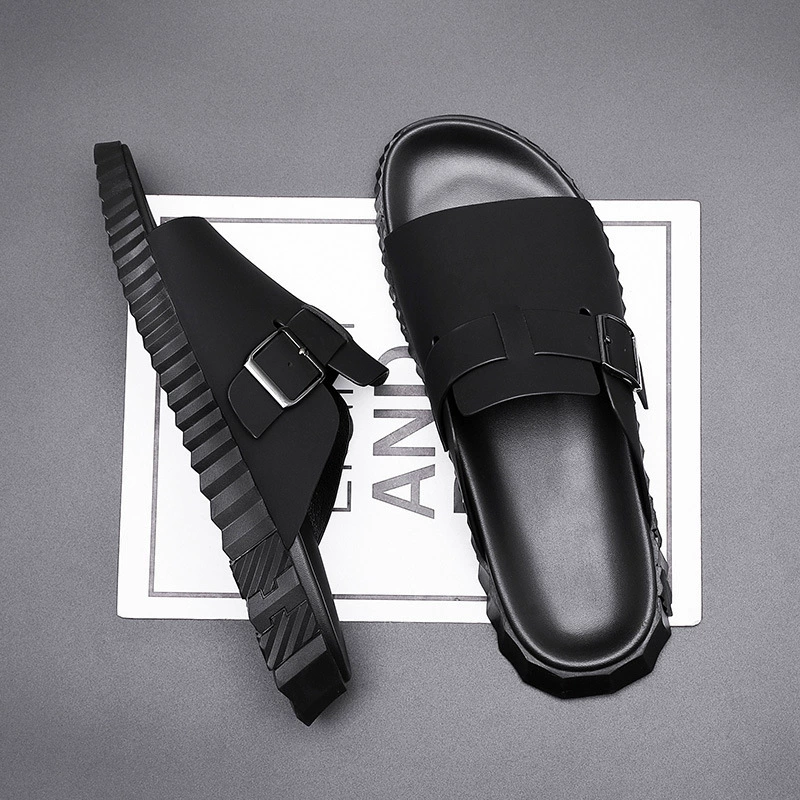 Summer slippers, men's non-slip beach beach footwear to go out, soft sole