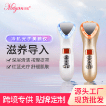 家用冷热美容仪 冰敷舒缓紧致护肤导入仪 脸部清洁导入导出按摩仪